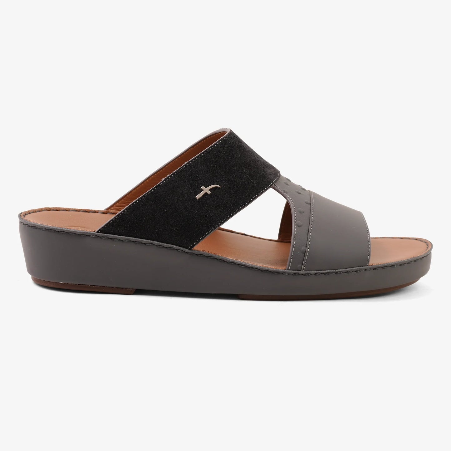 FARADA MENS ARABIC SANDALS GRAY PIOMBO