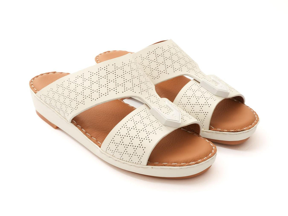 FARADA PLATONE BOYS ARABIC SANDALS WHITE - Farada