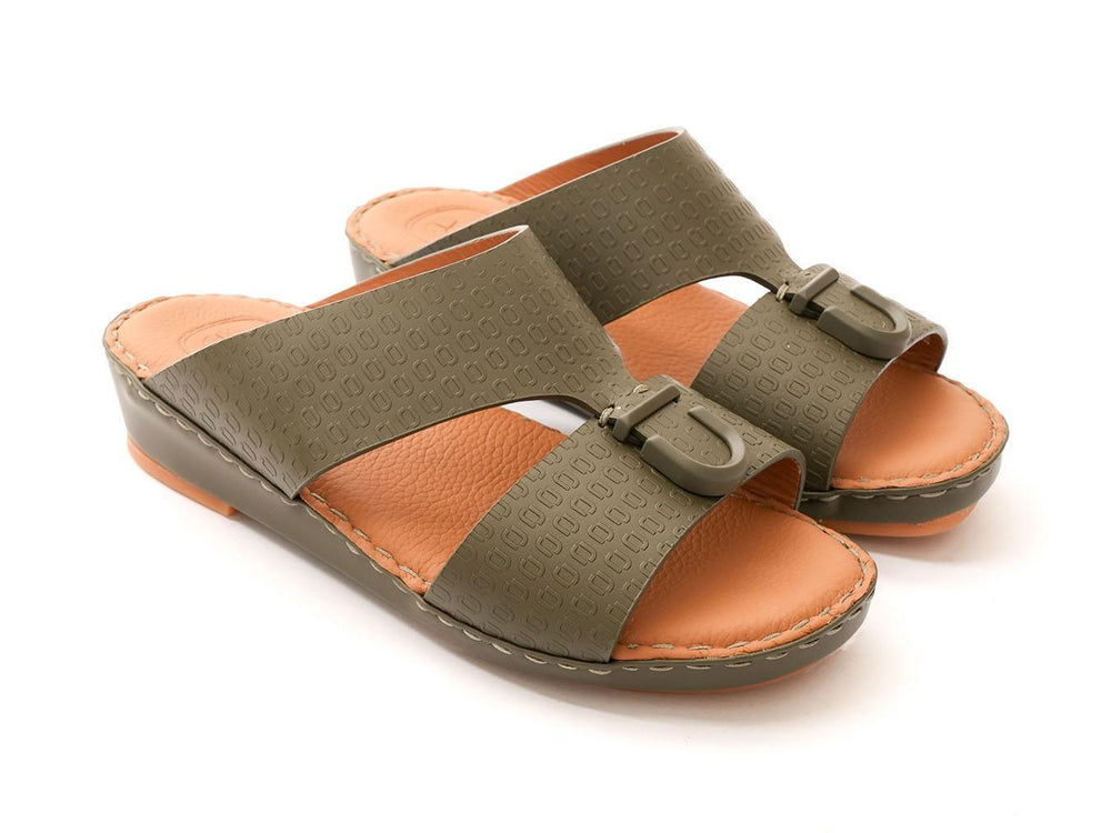 FARADA PITAGORA BOYS ARABIC SANDALS OLIVE - Farada