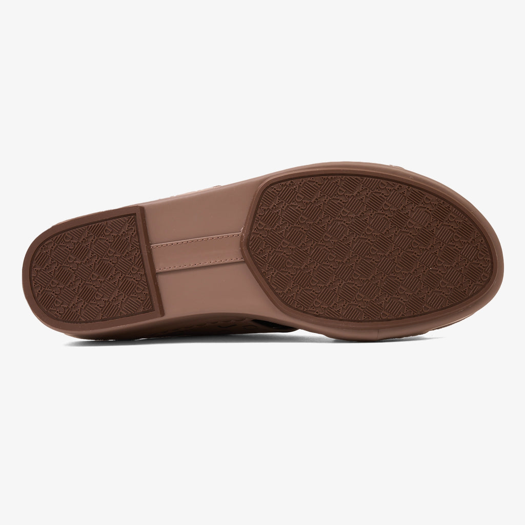 FARADA MODERN CLOUD EMBOSSED LEATHER SANDALS PERISSA