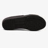 FARADA MENS SLIDE WITH TEXTURED BUCKLE SANDALS BLACK