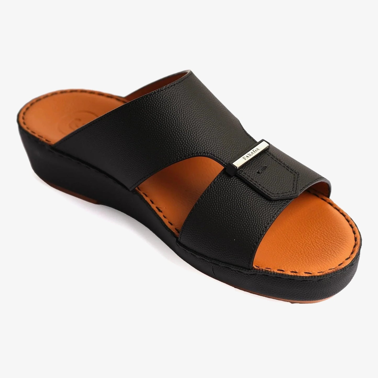 MENS FARADA CLASSIC ARABIC SANDALS BLACK