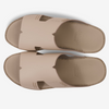 FARADA CLASSIC MENS LEATHER SANDALS WHITE SAND