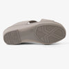 FARADA KIDS UNIQUE TEXTURED ACCENT SANDALS LIGHT GREY