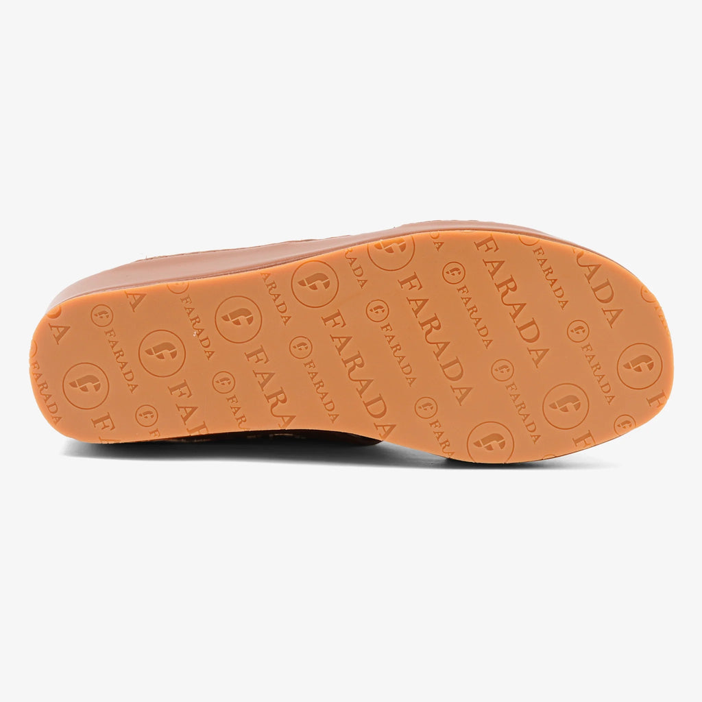 FARADA MENS ARABIC SANDALS TAN