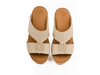 KIDS TIMELESS UNLINED HAMMERED DAVINCI ARABIC SANDALS BEIGE