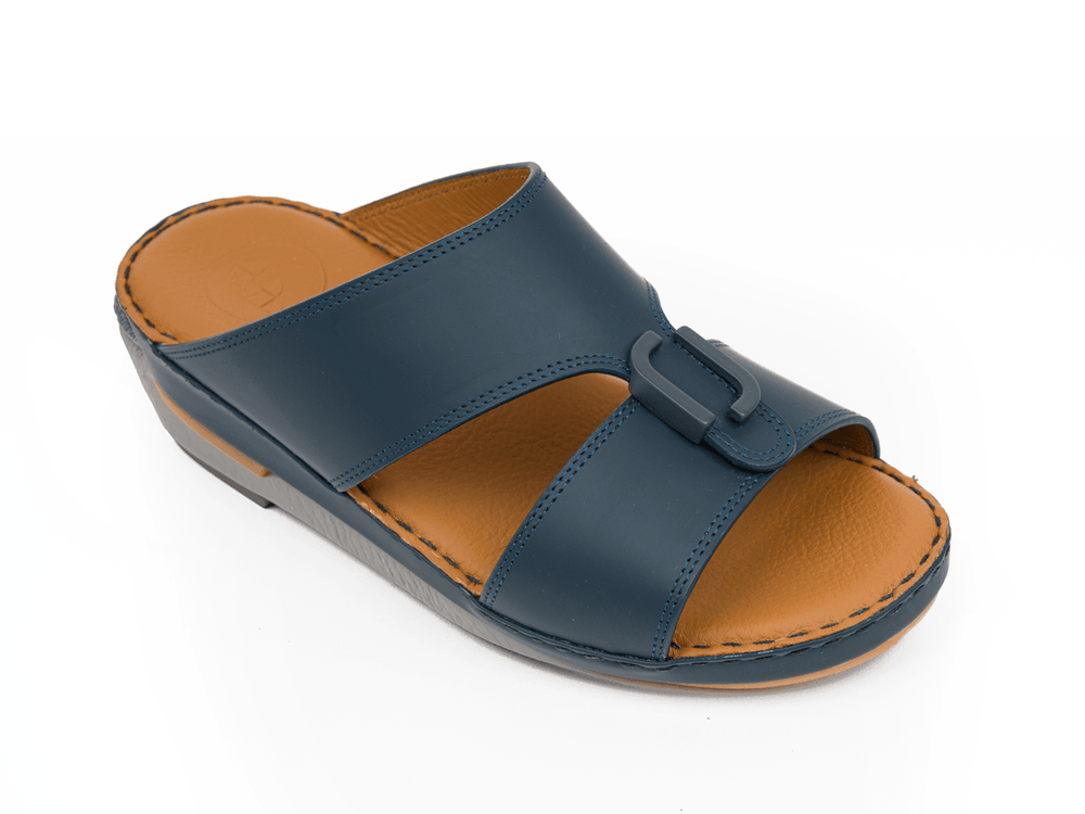 MATTE CLASSIC DAVINCI BOYS ARABIC SANDALS NAVY - Farada