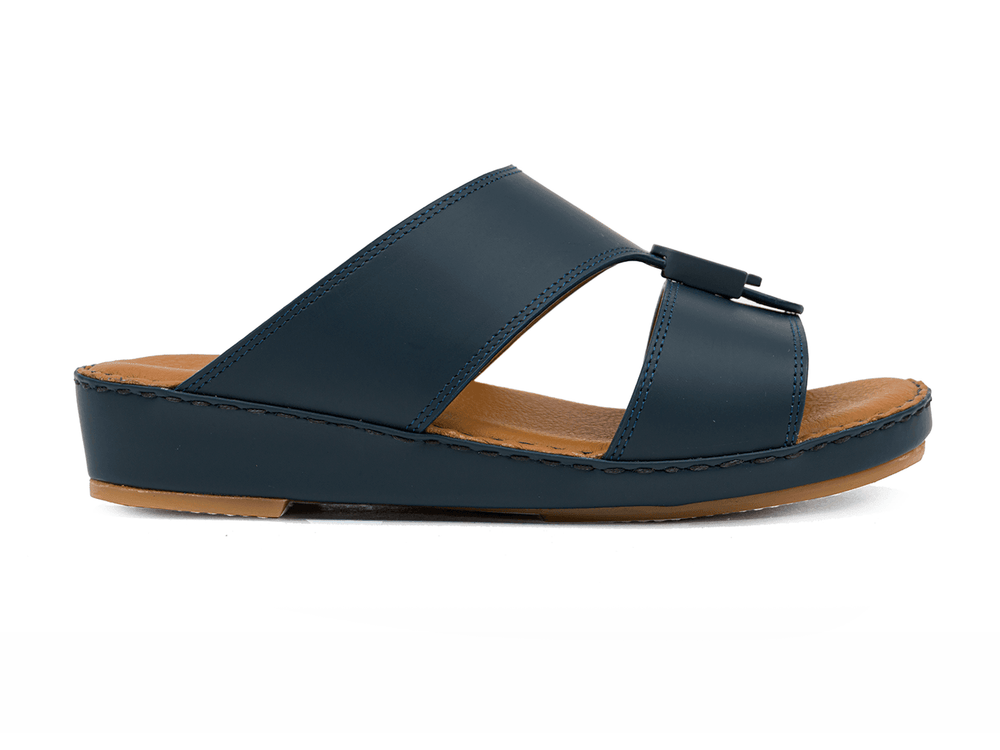 MATTE CLASSIC DAVINCI BOYS ARABIC SANDALS NAVY - Farada