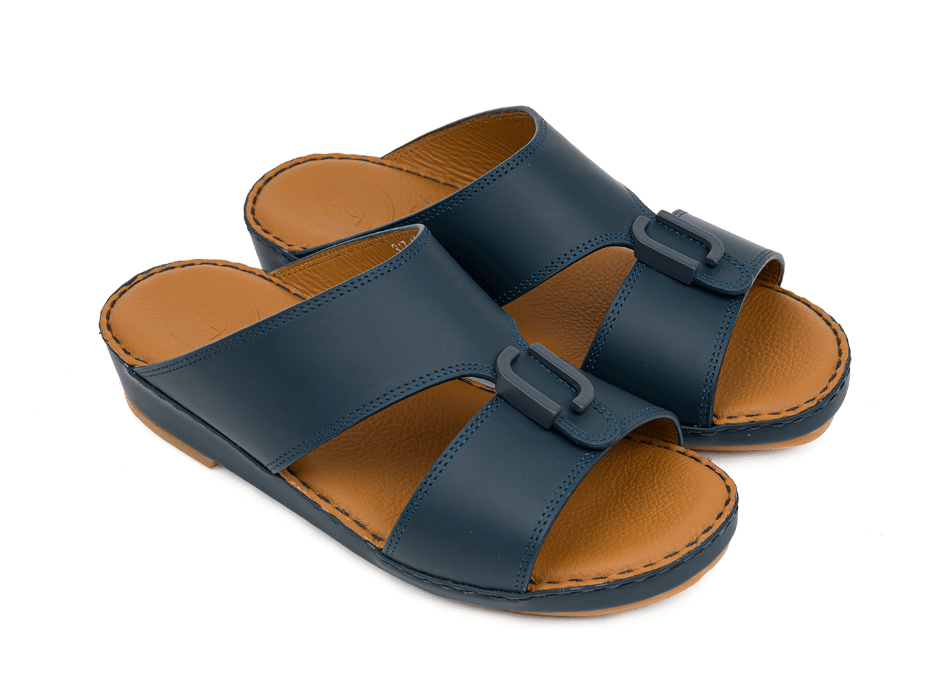 MATTE CLASSIC DAVINCI BOYS ARABIC SANDALS NAVY - Farada