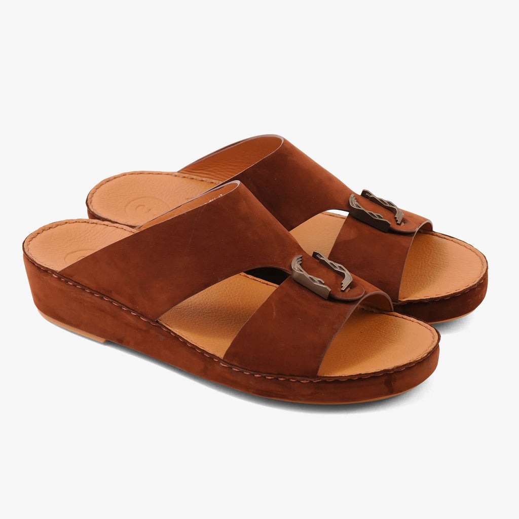 FARADA MENS ARABIC SANDALS BROWN