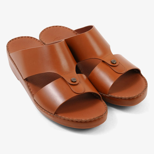 FARADA MENS ARABIC SANDALS COGNAC