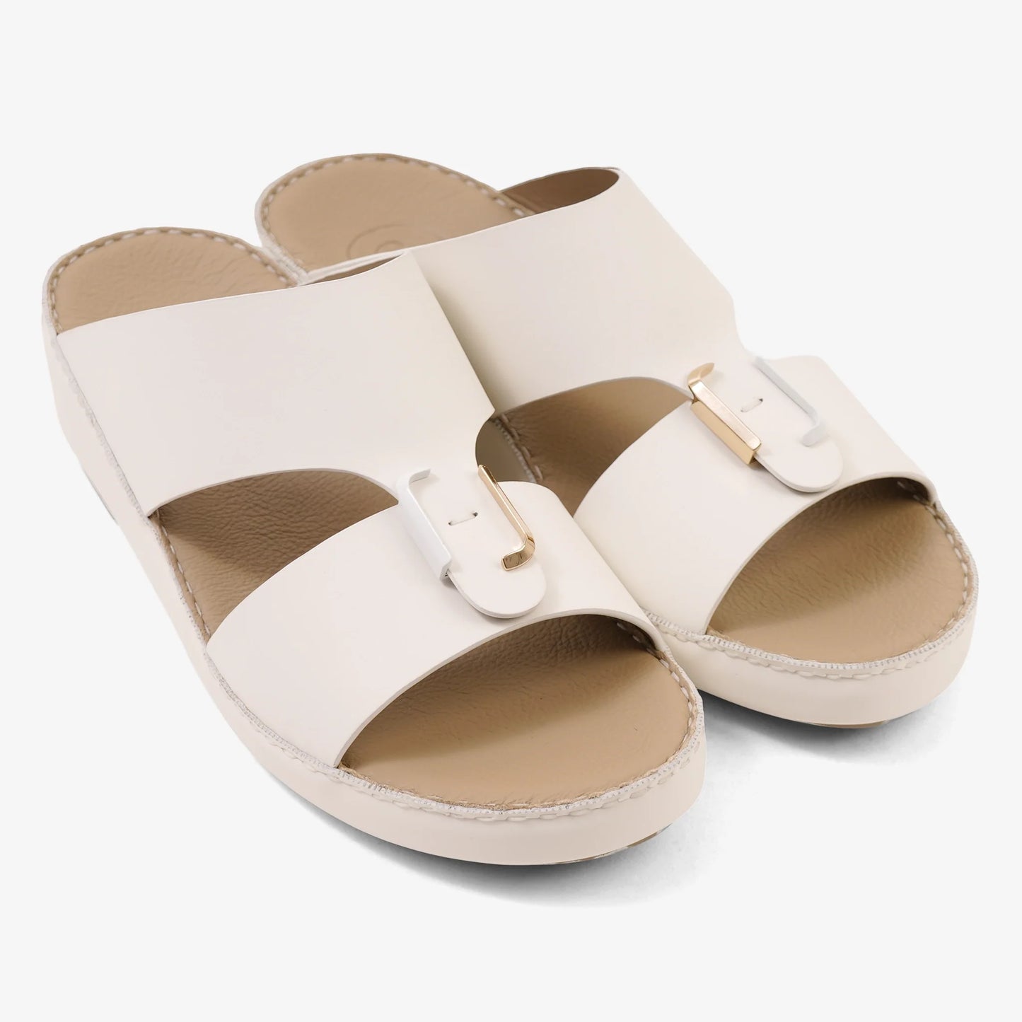 FARADA MENS ARABIC SANDALS OPTICAL WHITE