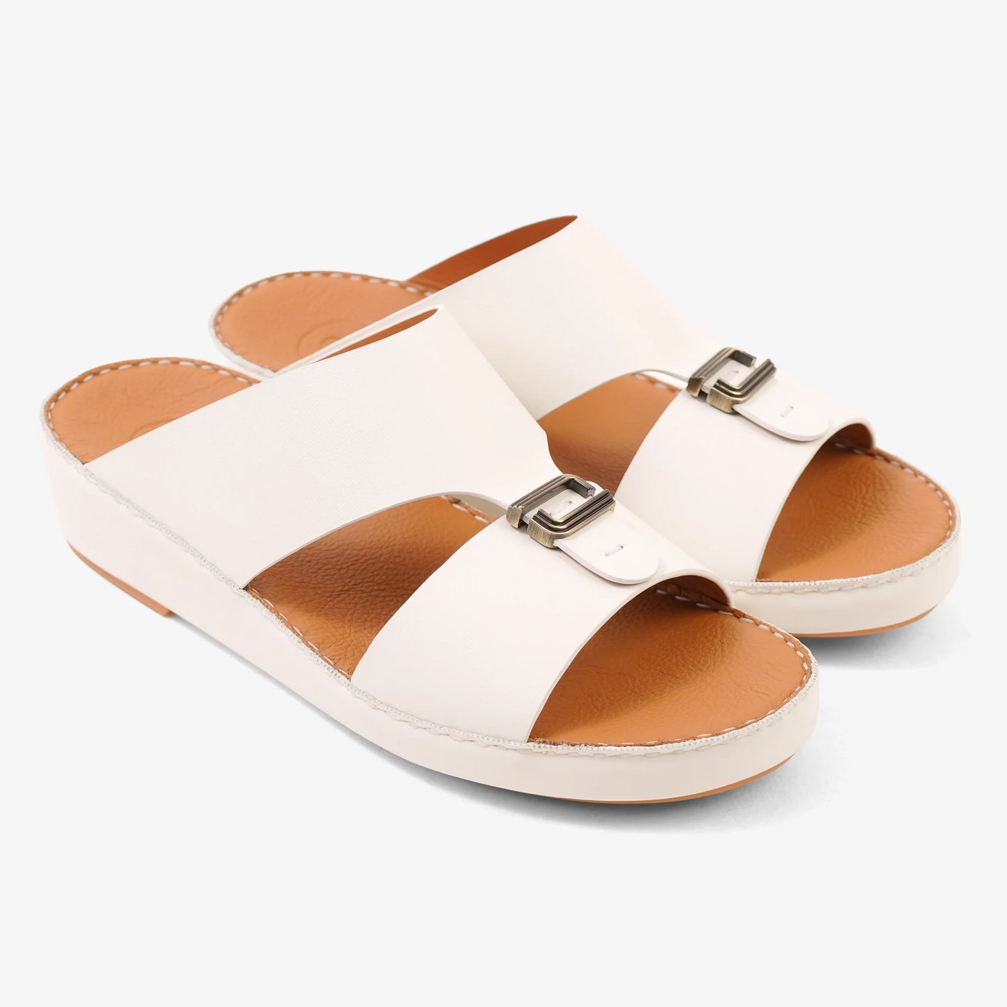 FARADA MENS ARABIC SANDALS OPTICAL WHITE