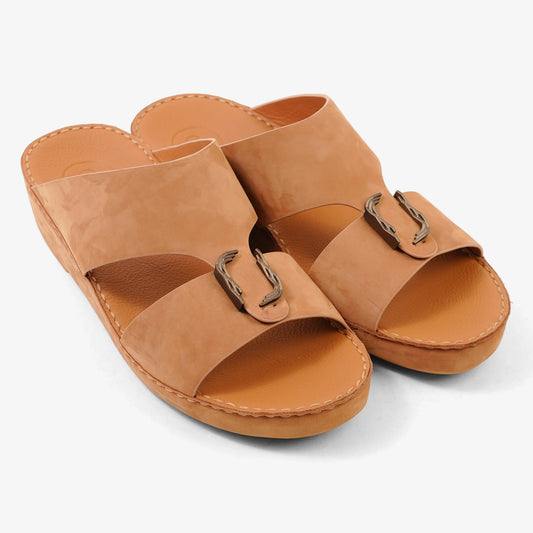 FARADA MENS ARABIC SANDALS BEIGE