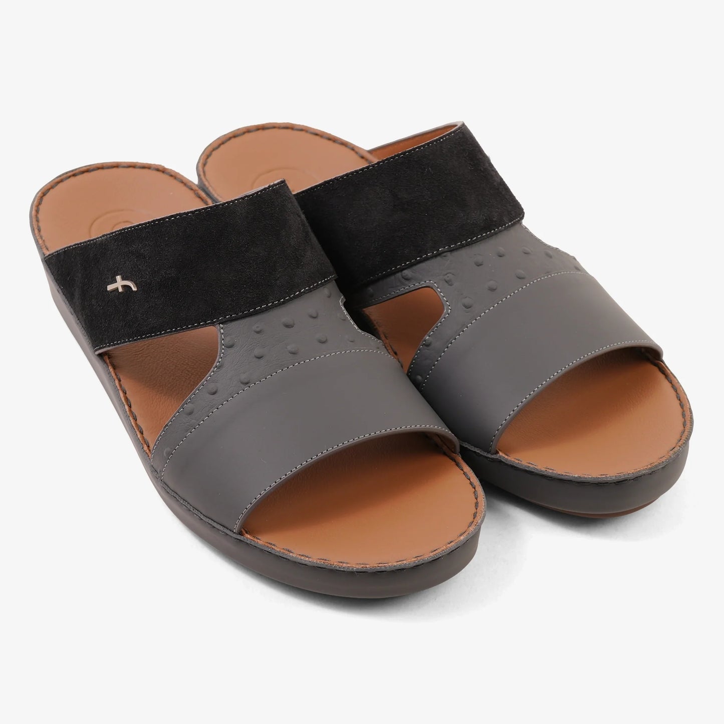 FARADA MENS ARABIC SANDALS GRAY PIOMBO