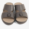 FARADA MENS UNIQUE TEXTURED WITH T-STAP SANDALS MIDNIGHT