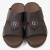 FARADA MODERN WITH BUCKLE DETAILED ARABIC SANDALS BLACK