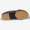 FARADA MENS CLASSIC LEATHER SANDALS BLACK