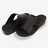 FARADA CLASSIC MENS LEATHER SANDALS BLACK