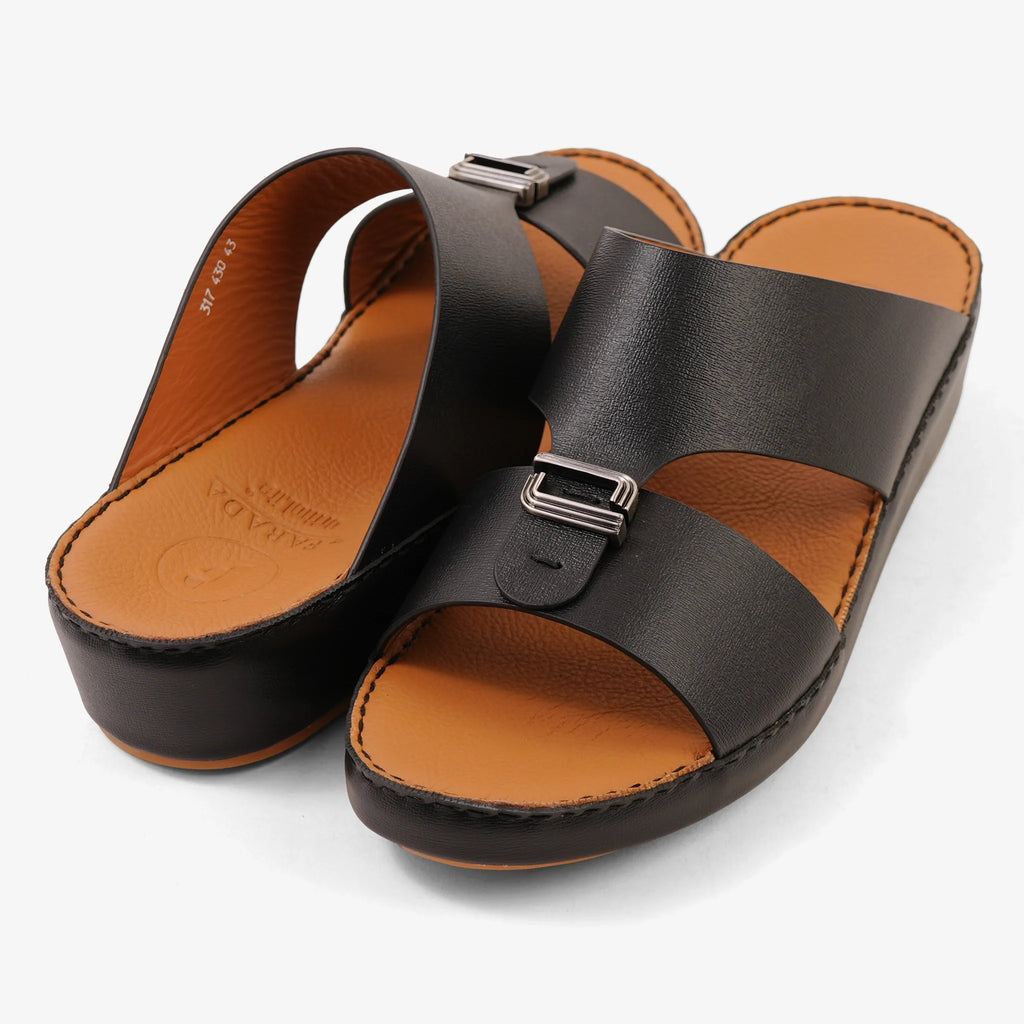 FARADA MENS ARABIC SANDALS BLACK