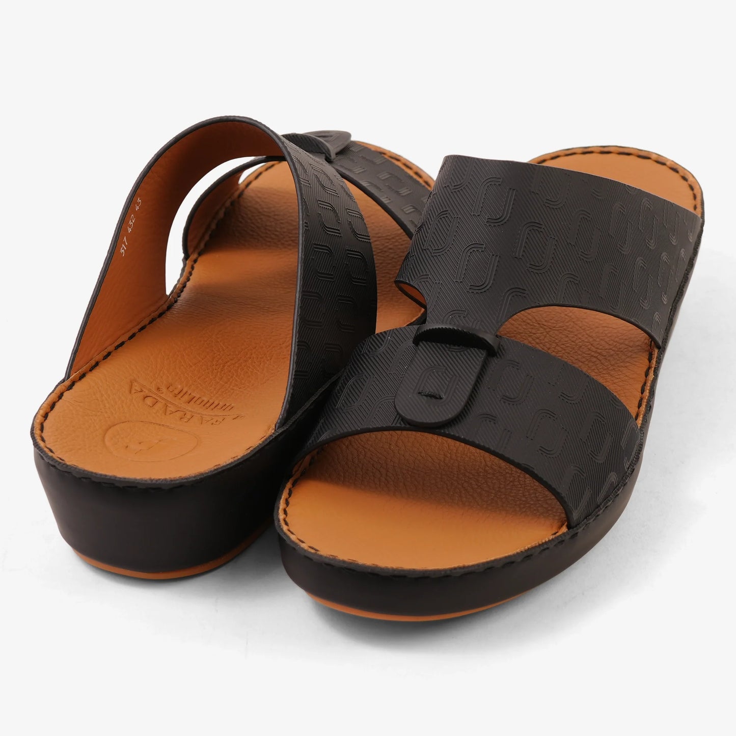 FARADA MENS ARABIC SANDALS BLACK