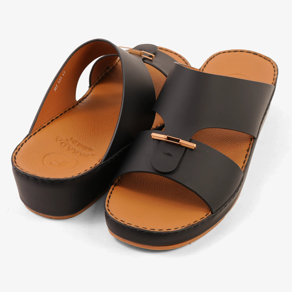 FARADA MENS ARABIC SANDALS BLACK