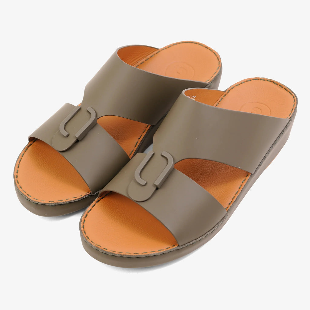 FARADA MENS ARABIC SANDALS - 317501 OLIVE
