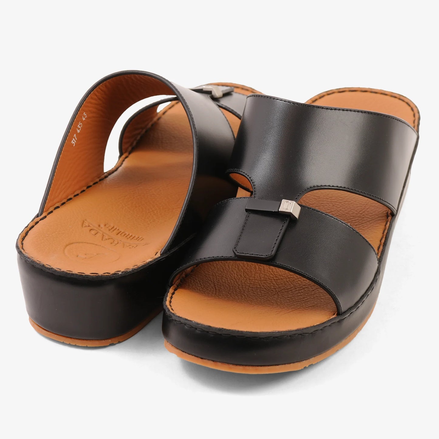 FARADA MENS ARABIC SANDALS BLACK