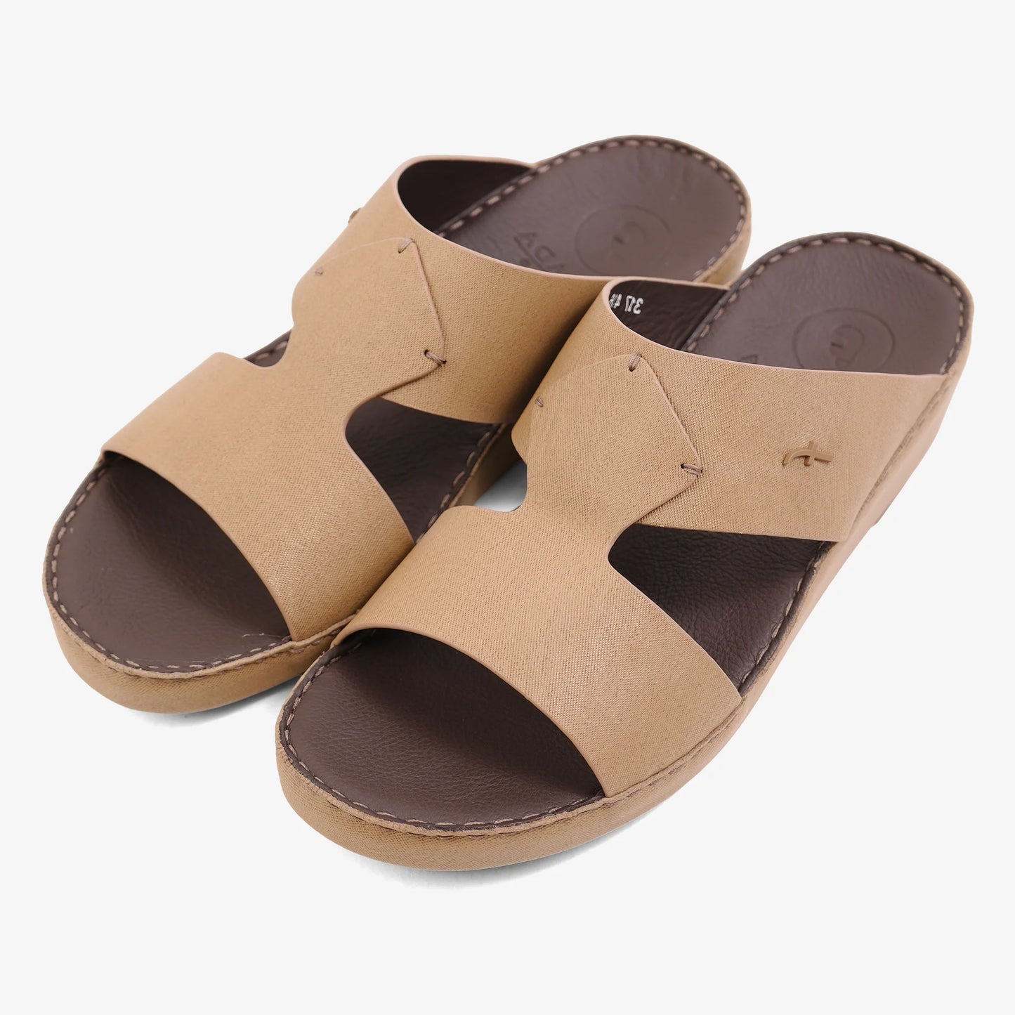 FARADA MENS ARABIC SANDALS-317416 DARK SAND