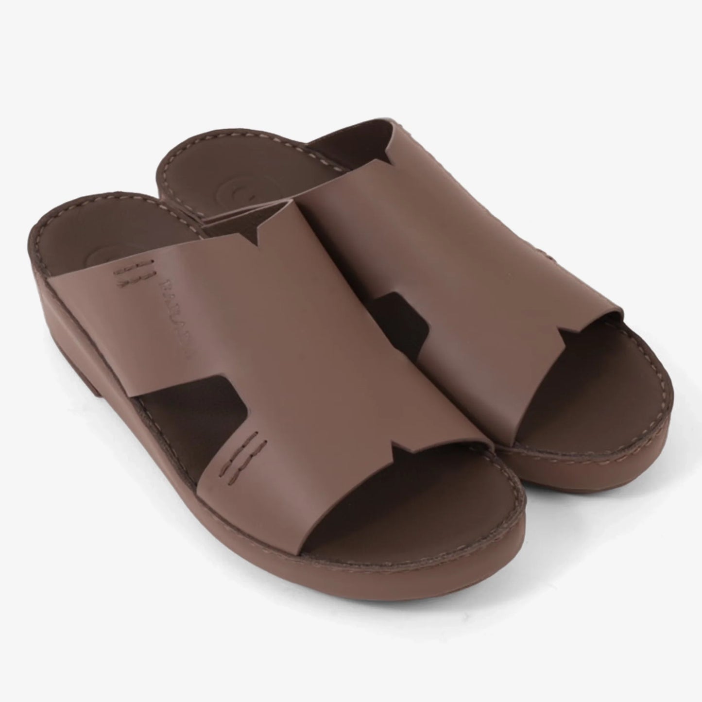 FARADA CLASSIC MENS BLACK LEATHER SANDALS PERRISA