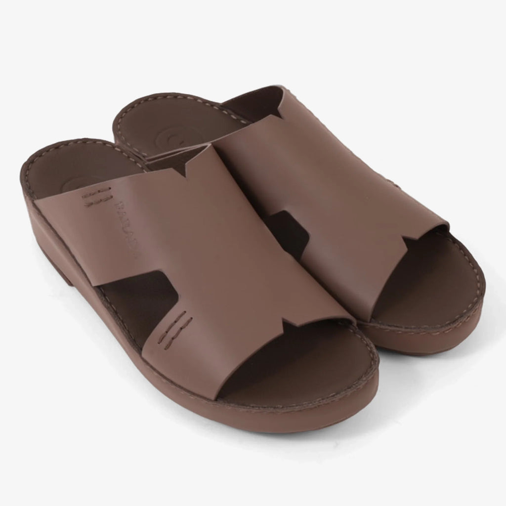 FARADA CLASSIC MENS BLACK LEATHER SANDALS PERRISA