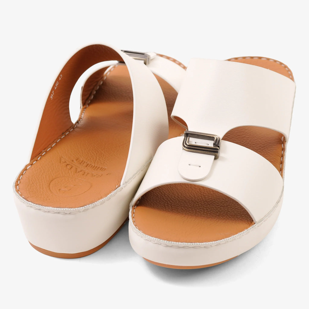 FARADA MENS ARABIC SANDALS OPTICAL WHITE