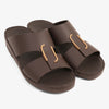 CLASSIC ARABIC NAPPA PUCCINI SANDALS BROWN