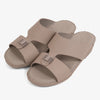 FARADA KIDS SLIDE WITH TEXTURED BUCKLE SANDALS WARM GREY