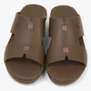 FARADA MATTE MODERN LEATHER MENS SANDALS ARMY