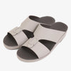 FARADA CLASSIC MENS LEATHER SANDALS LIGHT GREY