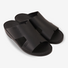 FARADA CLASSIC MENS LEATHER SANDALS BLACK