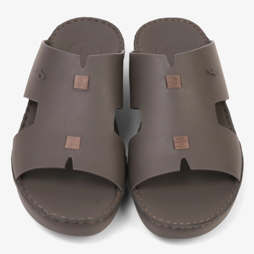 FARADA MATTE MODERN LEATHER MENS SANDALS BAT