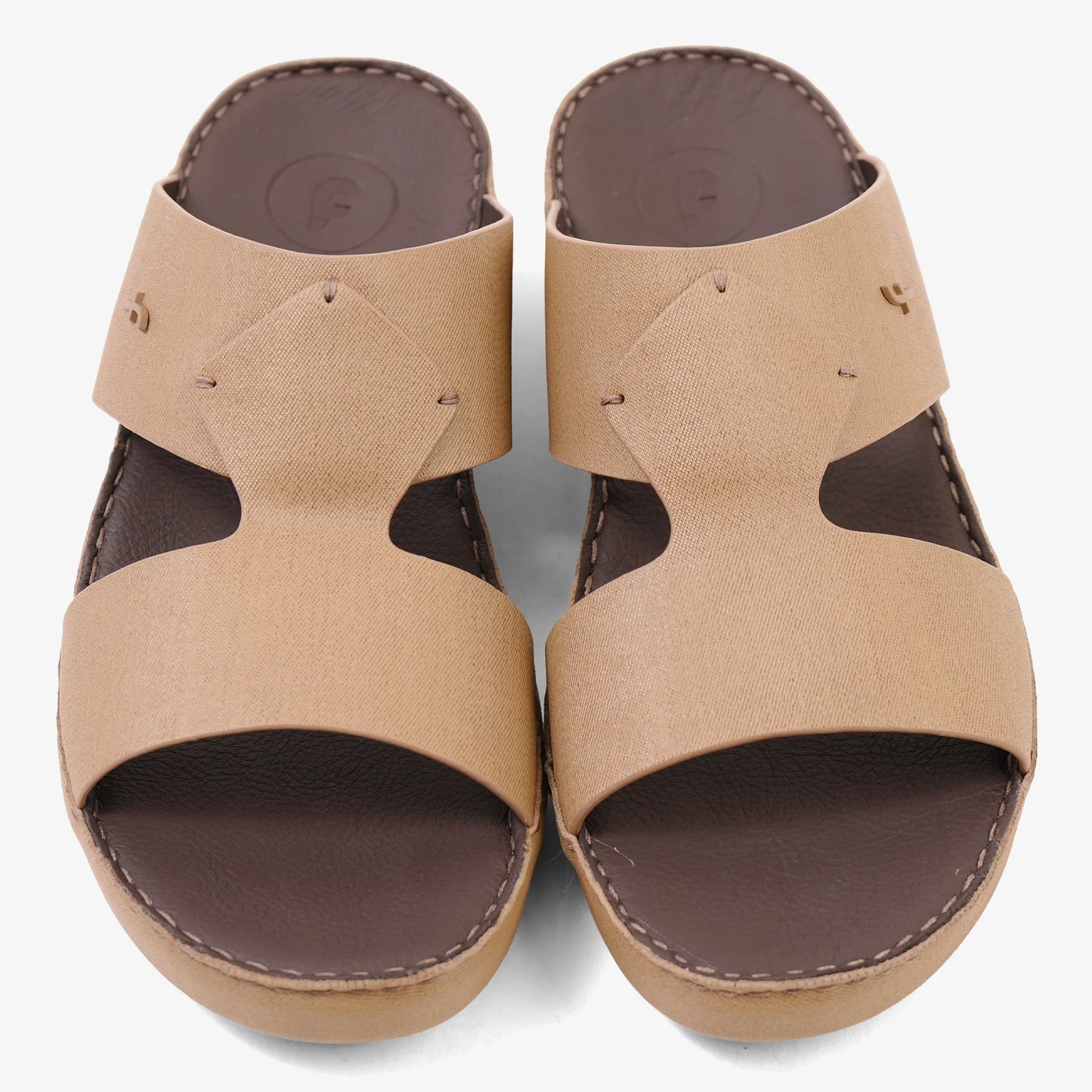 FARADA MENS ARABIC SANDALS-317416 DARK SAND