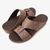 FARADA MODERN CLOUD EMBOSSED LEATHER SANDALS PERISSA