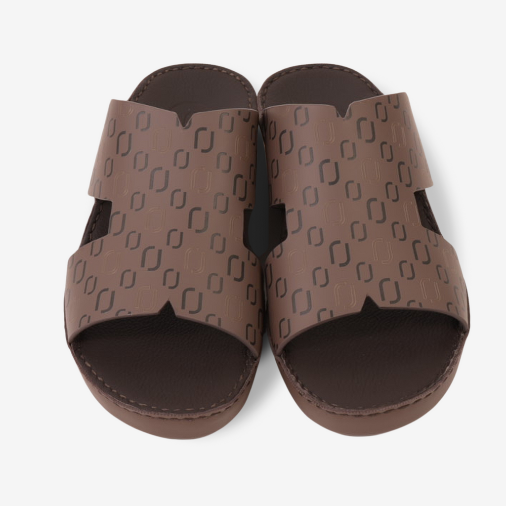 FARADA MEN’S COMFORT & STYLE EMBOSSED SANDALS PERRISA