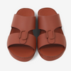 FARADA MENS CLASSIC LEATHER SANDALS FIREPLACE