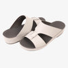 FARADA CLASSIC MENS LEATHER SANDALS LIGHT GREY