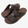 FARADA MODERN WITH BUCKLE DETAILED ARABIC SANDALS BLACK