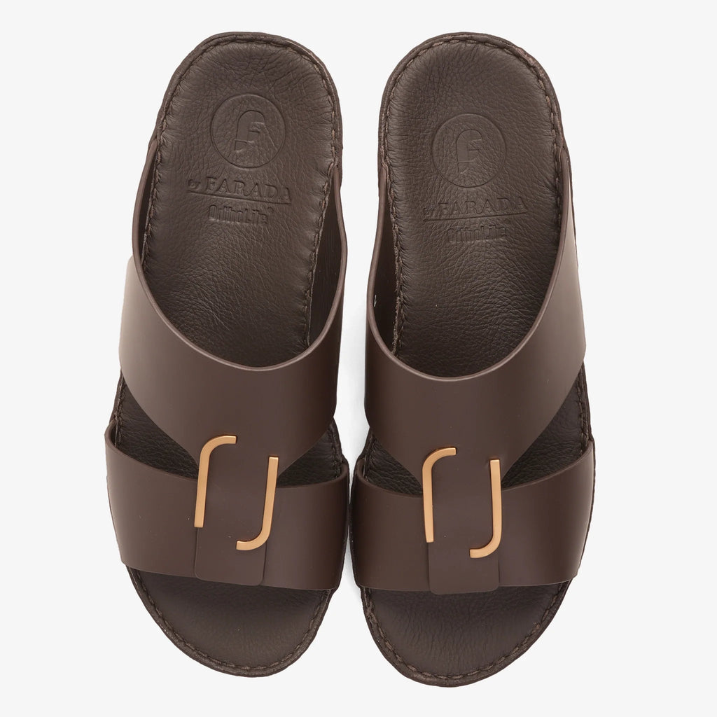 CLASSIC ARABIC NAPPA PUCCINI SANDALS BROWN