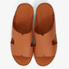 FARADA CLASSIC MENS LEATHER SANDALS SAFFRON