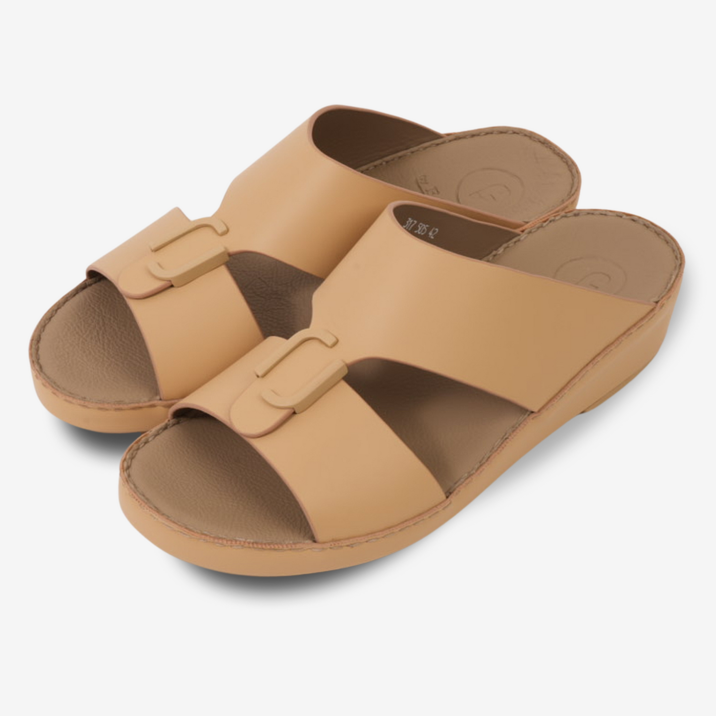 FARADA MENS CLASSIC LEATHER SANDALS SUNSET