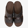 FARADA MODERN WITH BUCKLE DETAILED ARABIC SANDALS BLACK