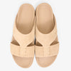 FARADA MODERN VERSATILE NEUTRAL TONE ARABIC SANDALS MASTICE