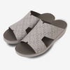 FARADA MEN’S COMFORT & STYLE EMBOSSED SANDALS LIGHT SKY